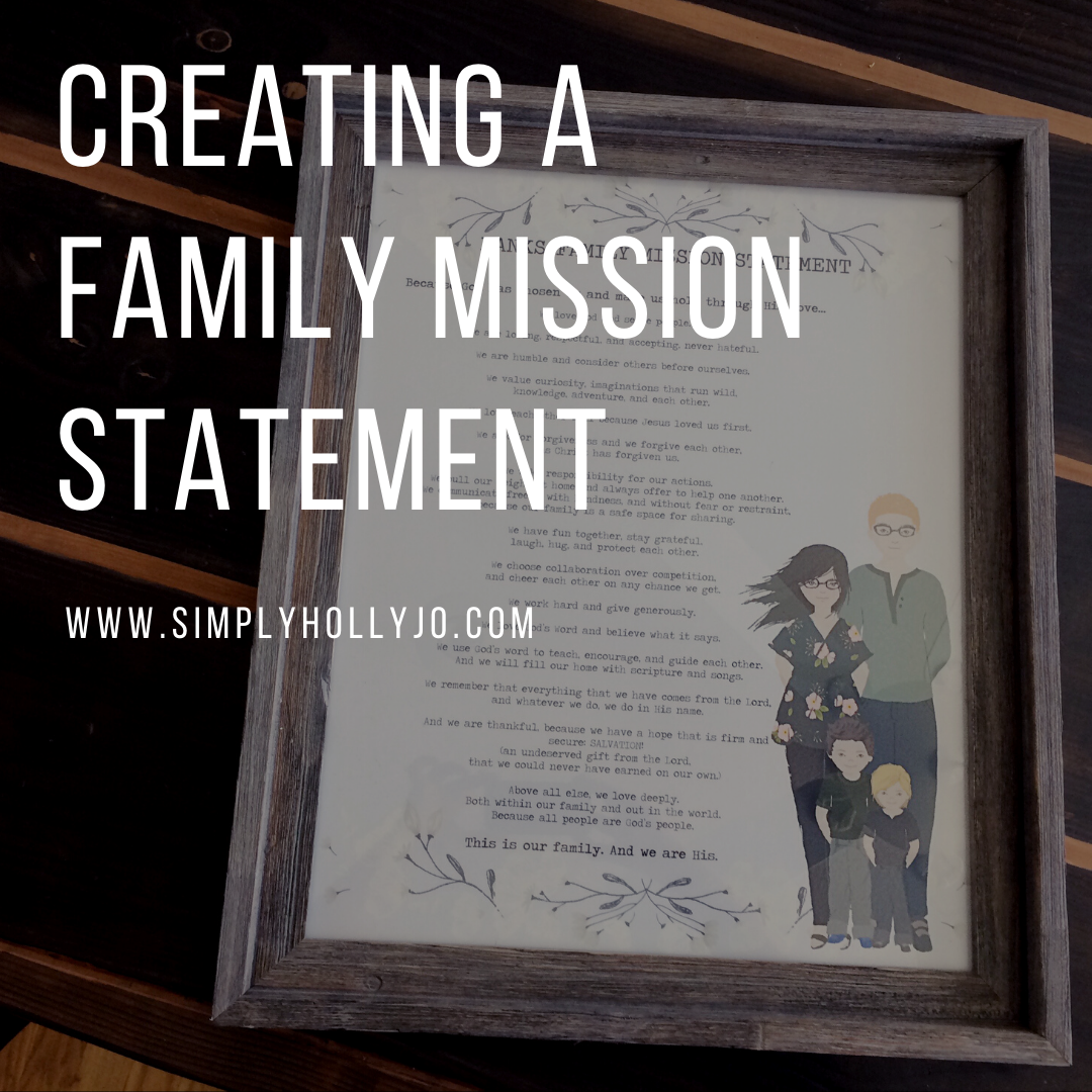 Creating a Family Mission Statement