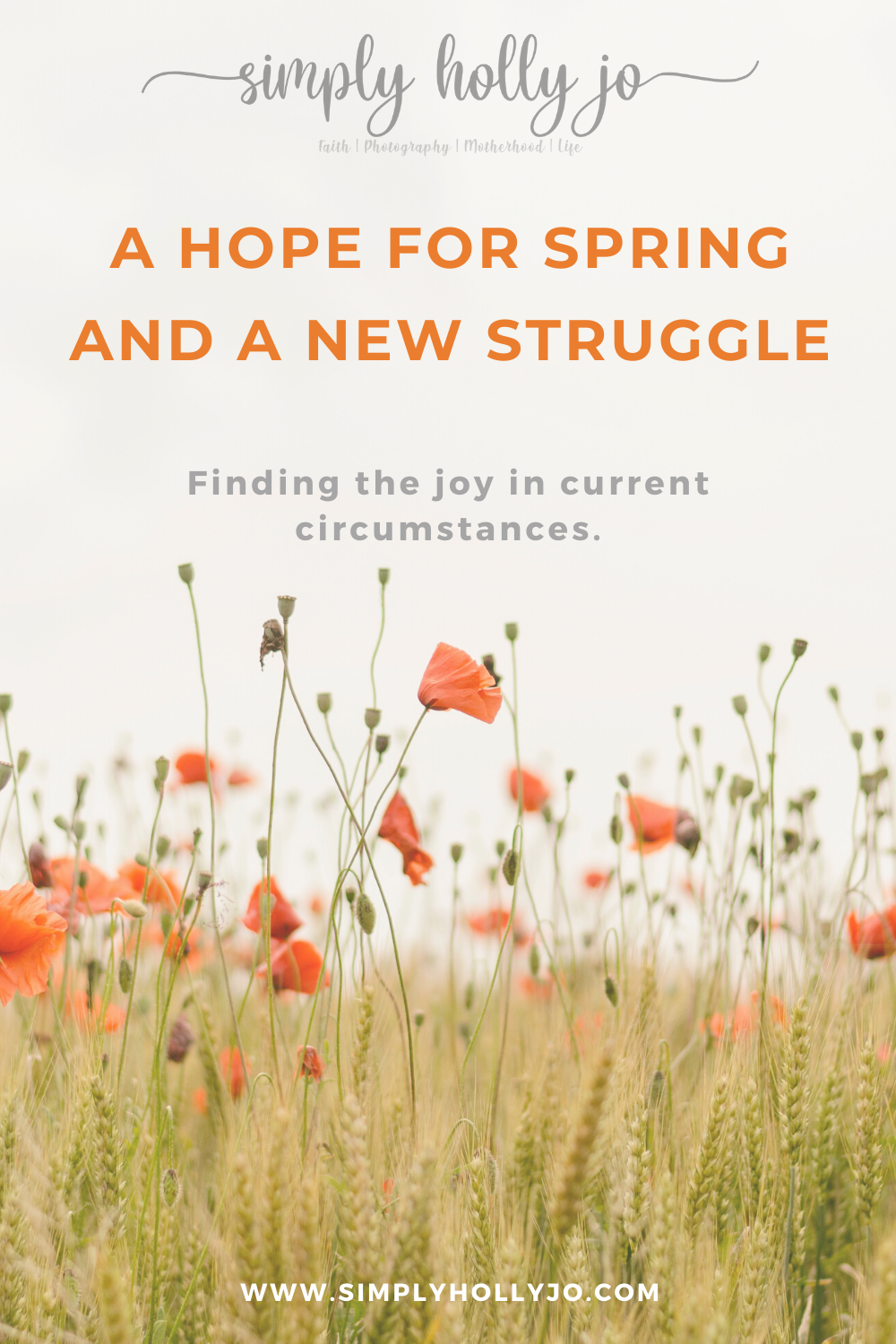 A Hope for Spring, A New Struggle | #AllThingsNew
